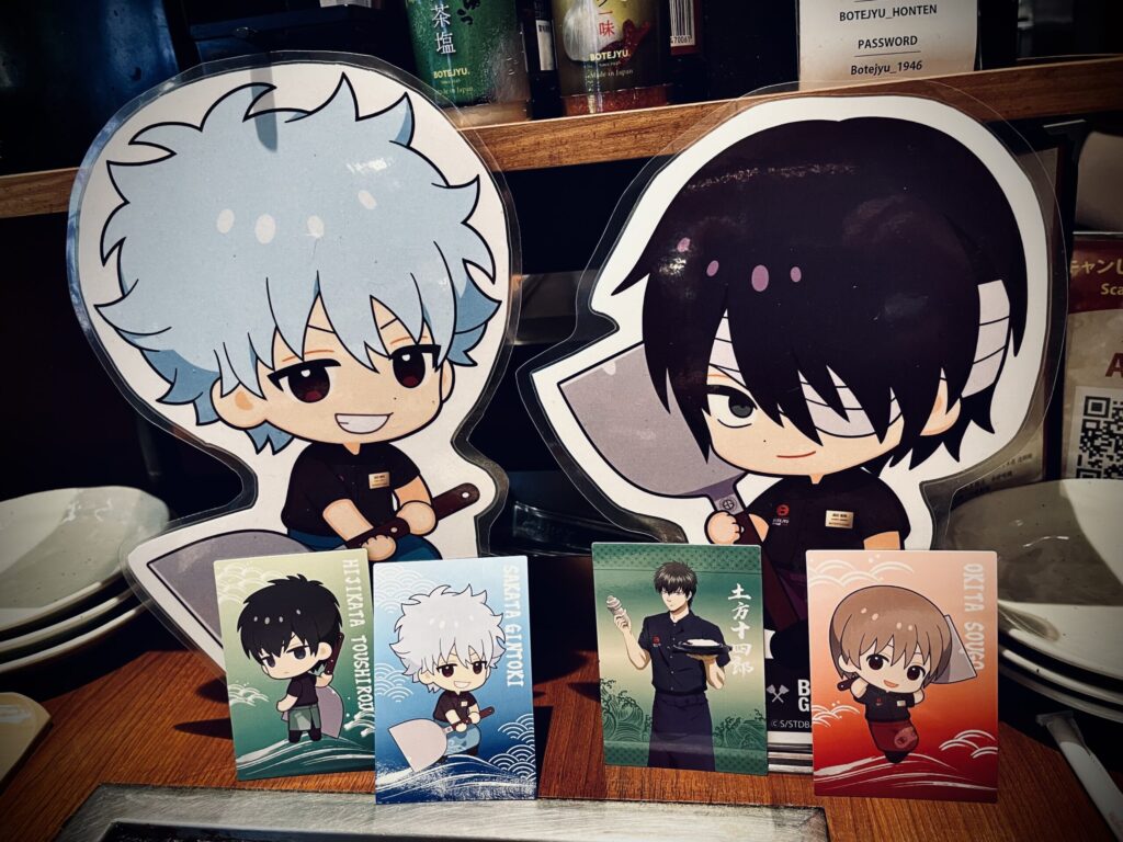 銀魂コラボ-銀さん-高杉-ぼてぢゅう-gintama-collab-gintoki-takasugi
