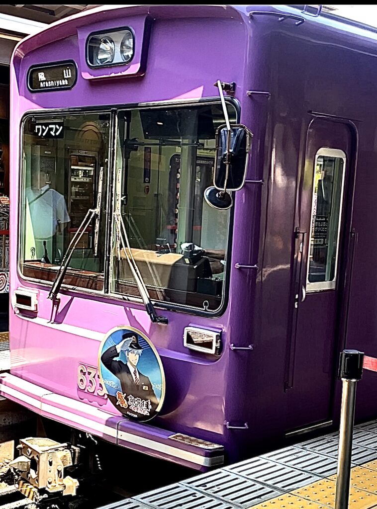 銀魂✖京都　銀魂✖嵐電 銀魂ラッピング車両 gintama-wrapped-train