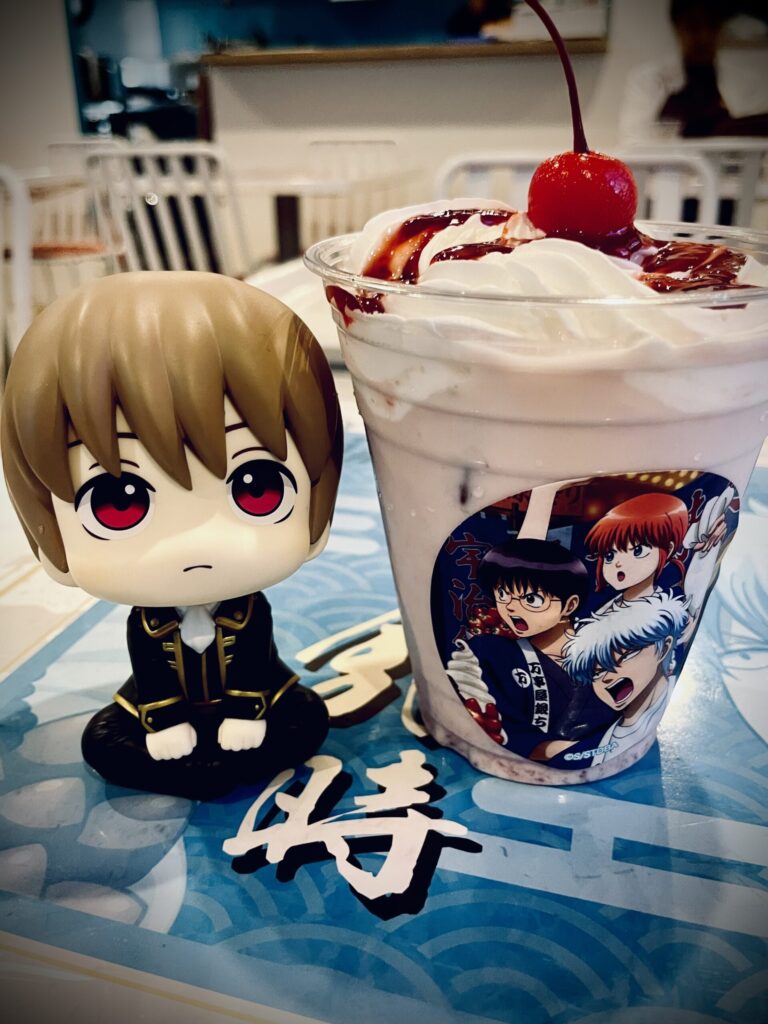 銀魂 銀魂コラボカフェ 銀魂✖E -DINER 万事屋のいちごみるく　沖田総悟
 ogintama igintama-collaba7xt666@gmail.com-chigomilk gintama-okita