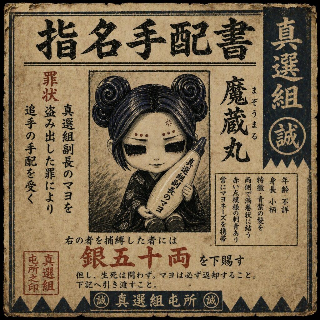 魔蔵丸ChatGPTで指名手配